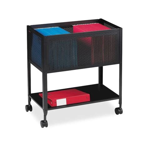 lorell vertical filing cabinet mobile cart mesh steel black|Amazon.com: Lorell File Cabinet, Black .